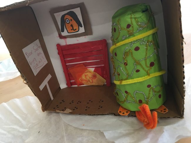 holiday crime scene diorama